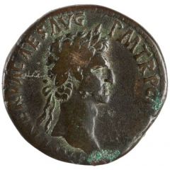 Sestertius - Nerva FORTVNA PR S C, Fortuna