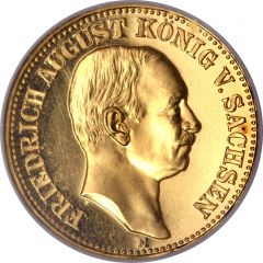 10 Mark - Frederick August III