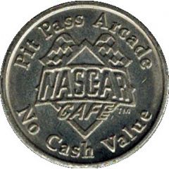 Token - Sahara Hotel Nascar Pit Pass Arcade
