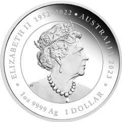 1 Dollar In the name of Elizabeth II, 6th Portrait - Quokka, Coloured Silver Proof
