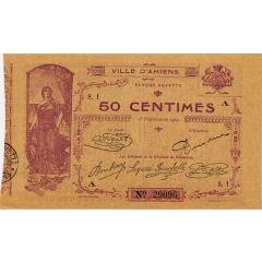 50 Centimes - Chambre de Commerce d`Amiens [80]