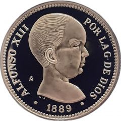 10 Pesetas - Alfonso XIII replica