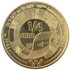 ¼ euro 80 year of du V-DAY, Netherlands