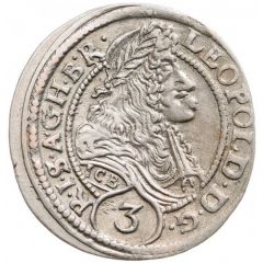 3 Kreuzers - Leopold I
