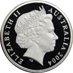 1 Dollar - Elizabeth II 4th Portrait - Masterpieces in Silver - Waltzing Matilda