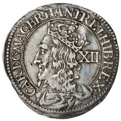 12 Shillings - Charles I 3rd Coinage, 2nd Issue