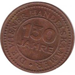 Token - 130th Anniversary of the Vienna Chamber of Commerce