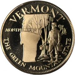 Medal - States of the Union Vermont