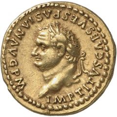 Aureus - Titus TR P IX IMP XV COS VIII P P