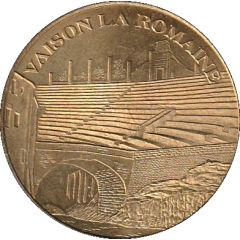 Monnaie de Paris Tourist Token - Vaison-la-Romaine Le pont et le théâtre antique