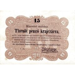 15 Kreuzers Treasury Note