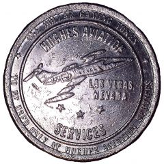 1 Dollar Gaming Token - Hughes Aviation Services Las Vegas, Nevada