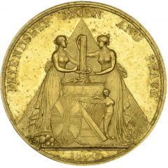 Medal - George III Acts of Union, gilt