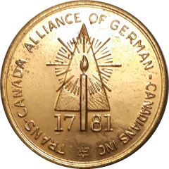 Token - Canadian Centennial Trans-Canada Alliance of German-Canadians