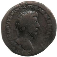 Dupondius - Marcus Aurelius TR P XX IMP III COS III S C, Roma