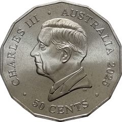 50 Cents Charles III - 1st Portrait - Year of the Snake