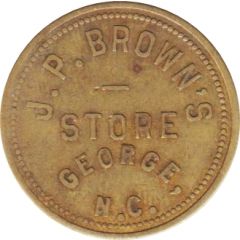 50 Cents - J.P. Brown`s Store George, North Carolina