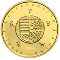 50 000 Forint Gold Florin of Albert Habsburg - piedfort