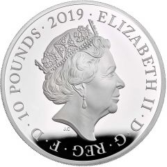 10 Pounds - Elizabeth II Ceremony of the Keys, Silver Proof