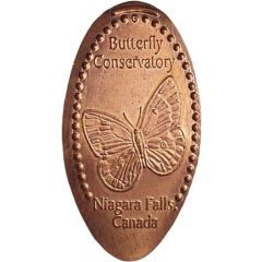 Elongated Coin - Butterfly Conservatory Niagara Falls, Ontario