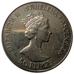 50 Pence - Elizabeth II Royal Wedding