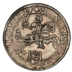 Ducaton `Silver Rider` piedfort of double weight