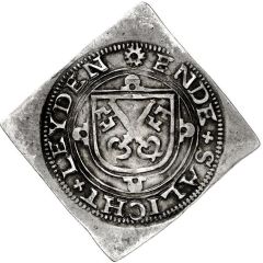 1/2 Stuiver Silver, klippe