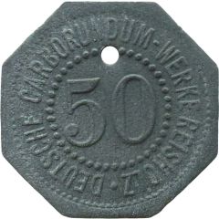 50 Pfennigs - Reisholz Deutsche Carborundum Werke