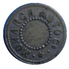 Token - 1 Penny Monarch Automatic Co.