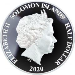 1/2 Dollar - Elizabeth II Apollo 10