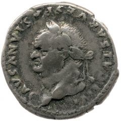 Denarius - Vespasian TR POT X COS VIIII, Victory
