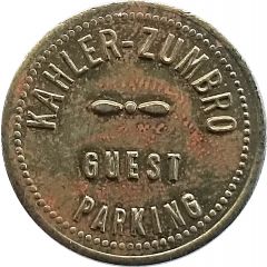 Parking Token - Kahler-Zumbro Guest Parking Rochester, Minnesota