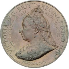 Medal - Victoria Diamond Jubilee; `The Prime Ministers`, bronze