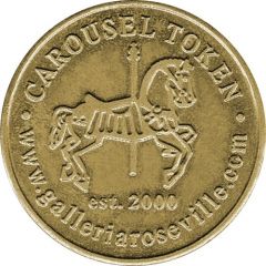 Carousel Token - Galleria at Roseville Carousel Horse, Roseville, California