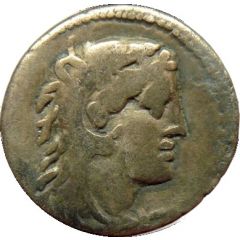 Denarius Volteia: Marcus Volteius, M•VOLTEI•M•F