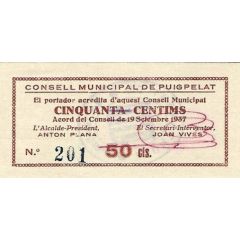 50 Céntimos Puigpelat