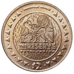 2 Dollar Gaming Token - The Reserve Hotel Casino Henderson, Nevada