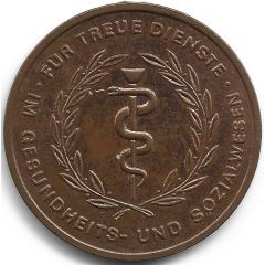 Medal of merit - For 10 year of services in the field of health and social-services