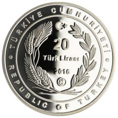 20 Lira In memory of 15th July martyrs and veterans