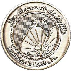 Mardi Gras Token - Brigands de Lafitte Lafayette, Louisiana