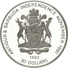 30 Dollars - Elizabeth II Inauguration