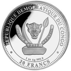 20 Francs Wooly Mammoth, colorized