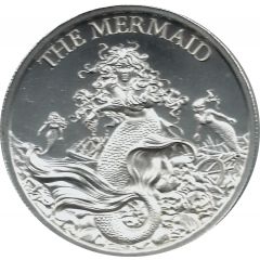 2 oz Silver Intaglio Mint - The Mermaid