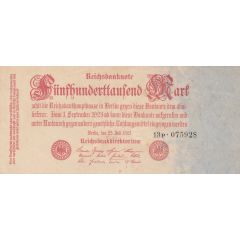 500 000 Mark Reichsbanknote