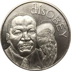 1 oz Silver disOBEY series - Martin Lurther King Jr. Silver Round