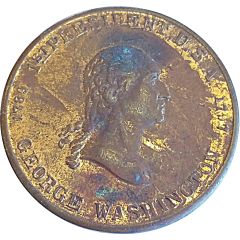 Token - George Washington `American Fabious`