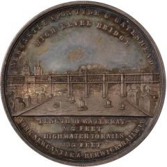 Medal - Victoria Newcastle-upon-Tyne High Level Bridge, silver