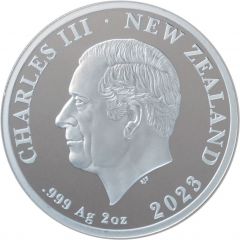 2 Dollars - Charles III 1st Portrait - 75th Birthday, Silver Proof