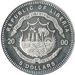 5 Dollars Lion