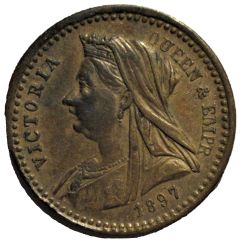 Victoria - Half Farthing, Diamond Jubilee Model Token
